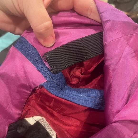 Vintage gem! Neiman Marcus purple/blue black pleated mini dress fits size small - Picture 15 of 15